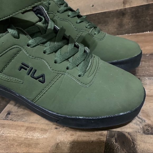 Fila High Top Sneakers Mens Sz 11 Green - Picture 7 of 11
